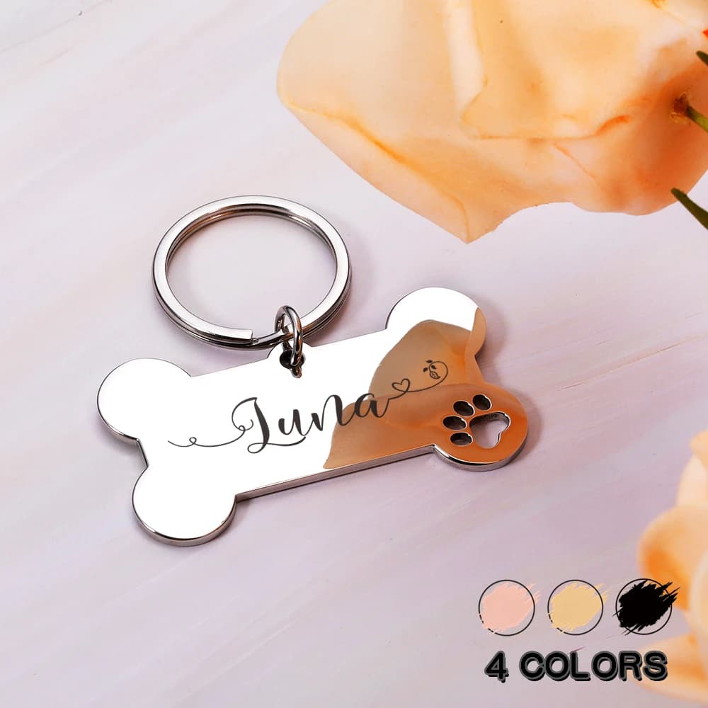 Personalizowany nieśmiertelnik dla pupila Cat&Dog
